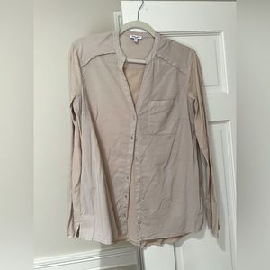 Splendid nude bottom down shirt size small